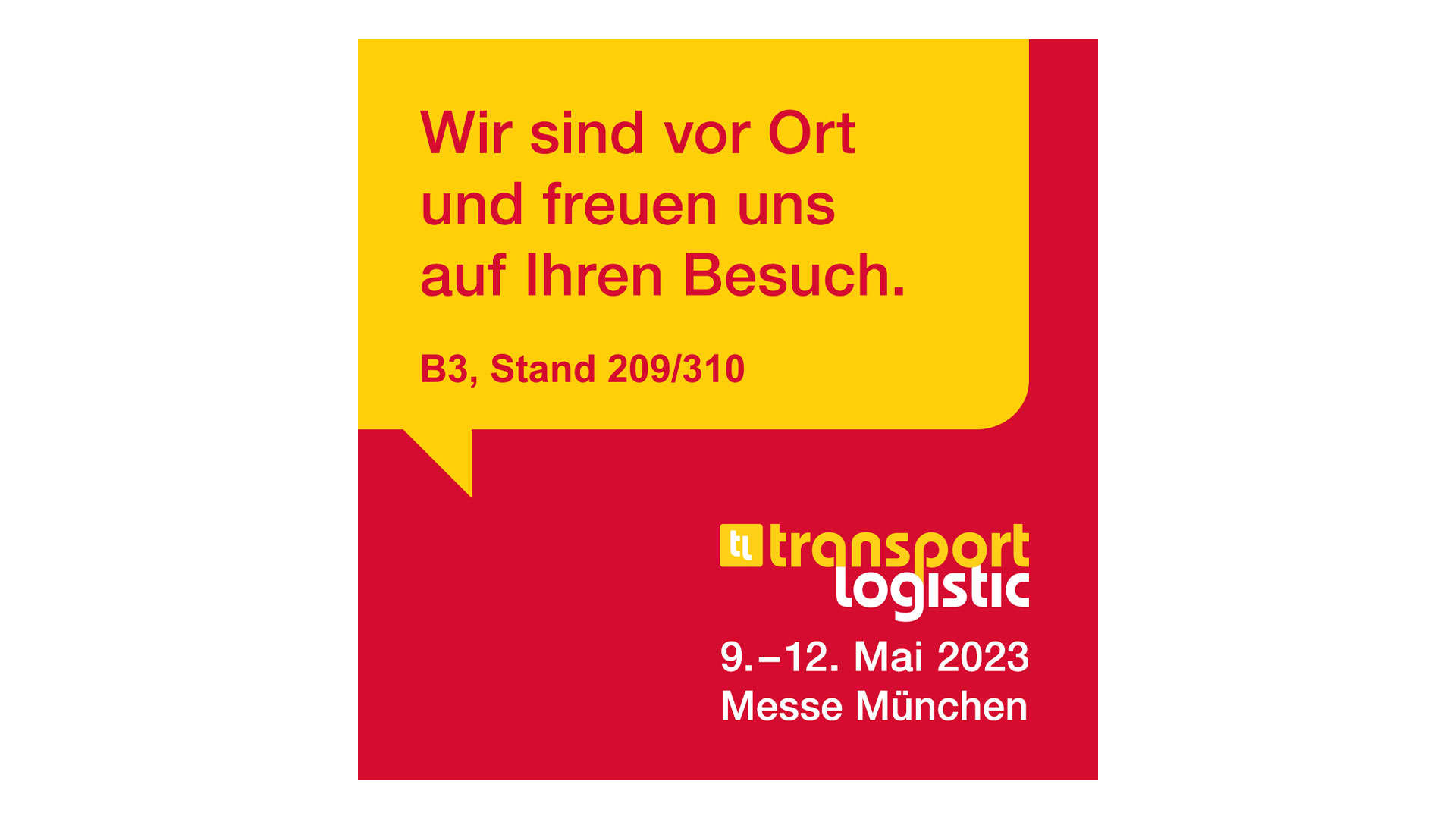 Transport Logistic 2023 Wir sind dabei! Anhalt Logistics GmbH & Co. KG Transport Logistic 2023 Wir sind dabei! Anhalt Logistics GmbH & Co. KG
